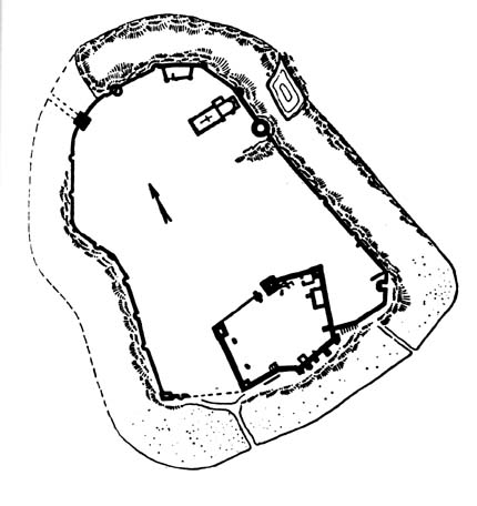 Grundriss der Burg Vordingborg