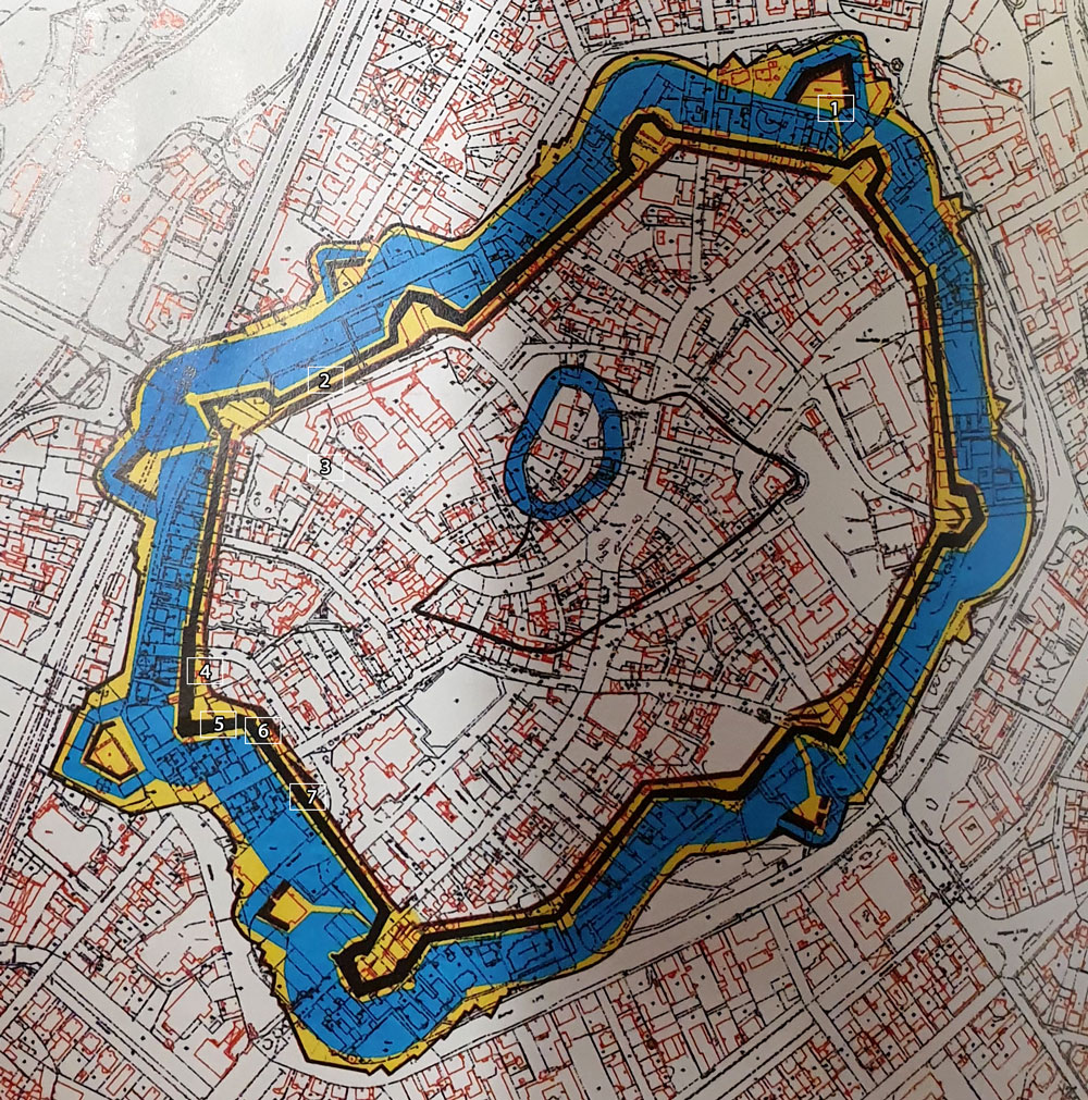 Plan der spätmittelalterlichen Stadterweiterung nach Süden von E. Keyser.