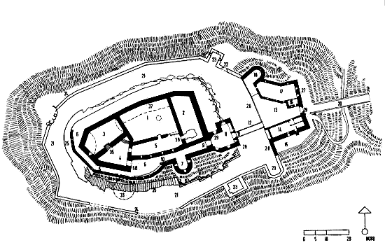 Grundriss Burg Hohenrechberg