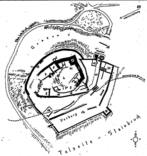 Grundriss Fort
