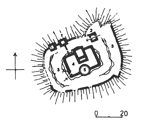 Grundriss Château du Hugstein