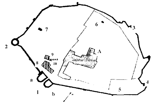 Grundriss Fort Saint-André
