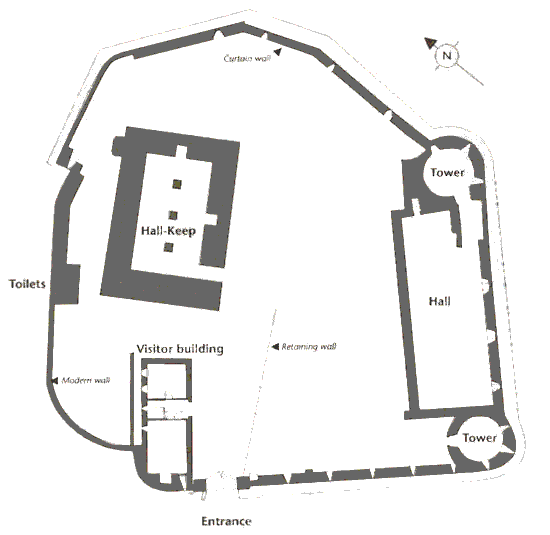 Grundriss Athenry Castle