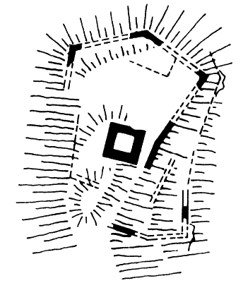 Grundriss Festung Koróni