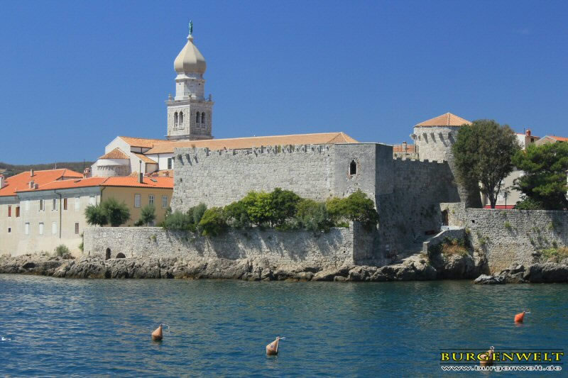 Burgenwelt Frankopanski Kaštel Krk Kroatien