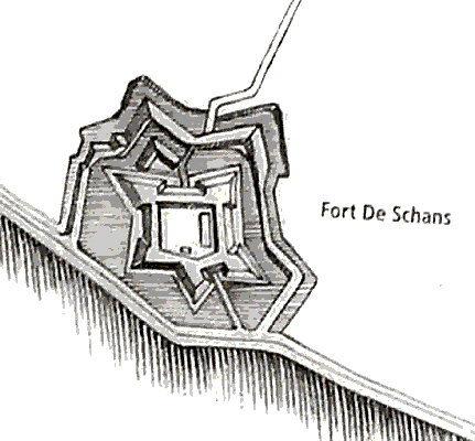 Grundriss Fort de Schans