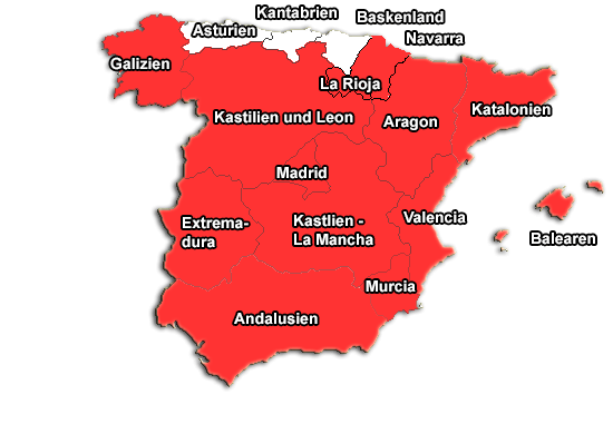 Burgenwelt Burgenauswahl Spanien