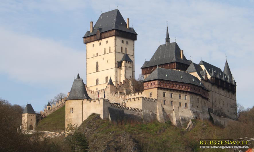 Burgenwelt Burg Karlstein Tschechien
