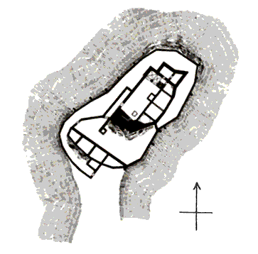 Grundriss Burg Somló