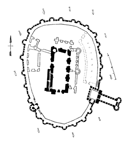 Grundriss Burg Gravensteen