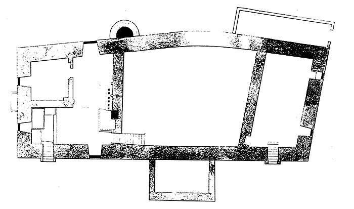 Grundriss des Schlosses.