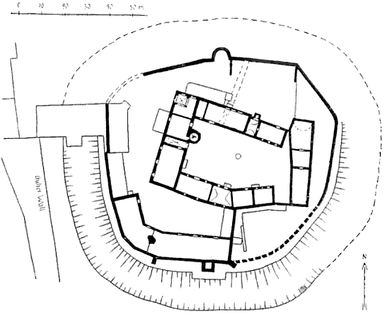 Grundriss Schloss Ampfurth