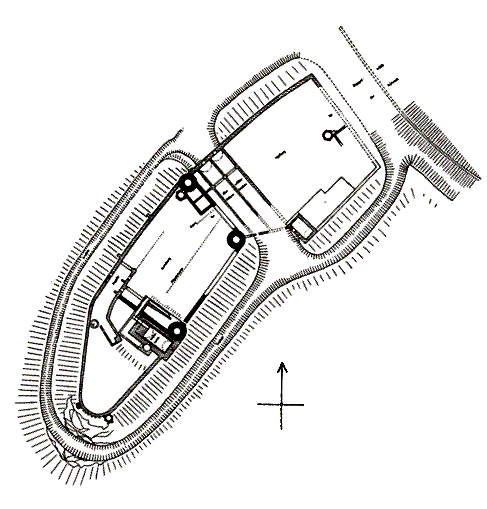 Grundriss Burg Arnstein