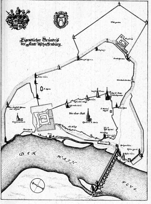 Eigentlicher Grundriss der Stadt Aschaffenburg