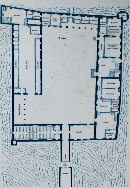 Grundriss der Burg Barenaue
