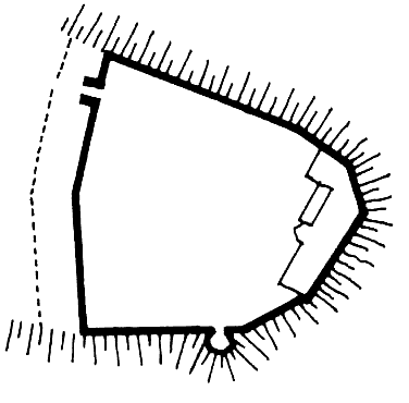 Grundriss Burg Battenberg