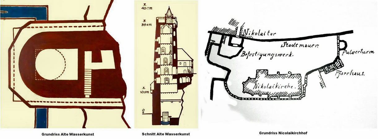 Grundriss Stadtbefestigung Bautzen