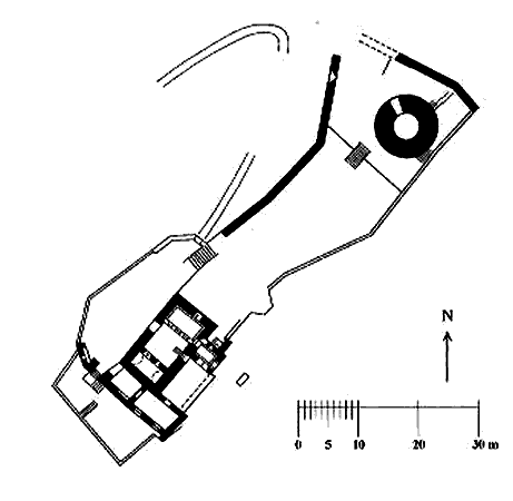 Grundriss Burg Bischofstein