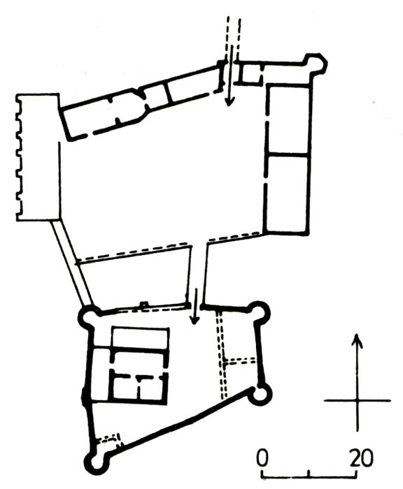 Grundriss der Burg Falkenstein