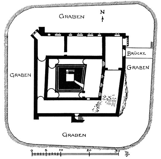 Grundriss (n. v. Cohausen)