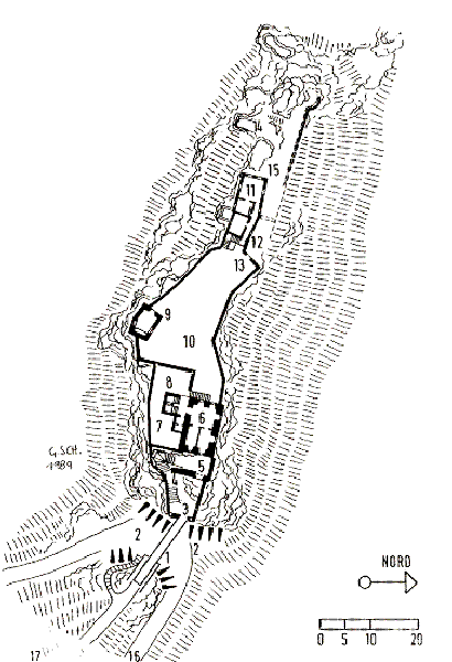 Grundriss Schloss Bronnen