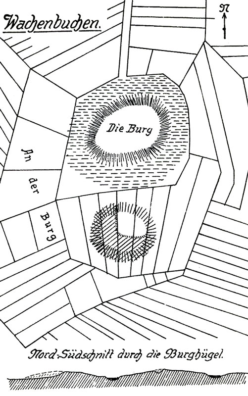 Grundriss der Burg Wachenbuchen
