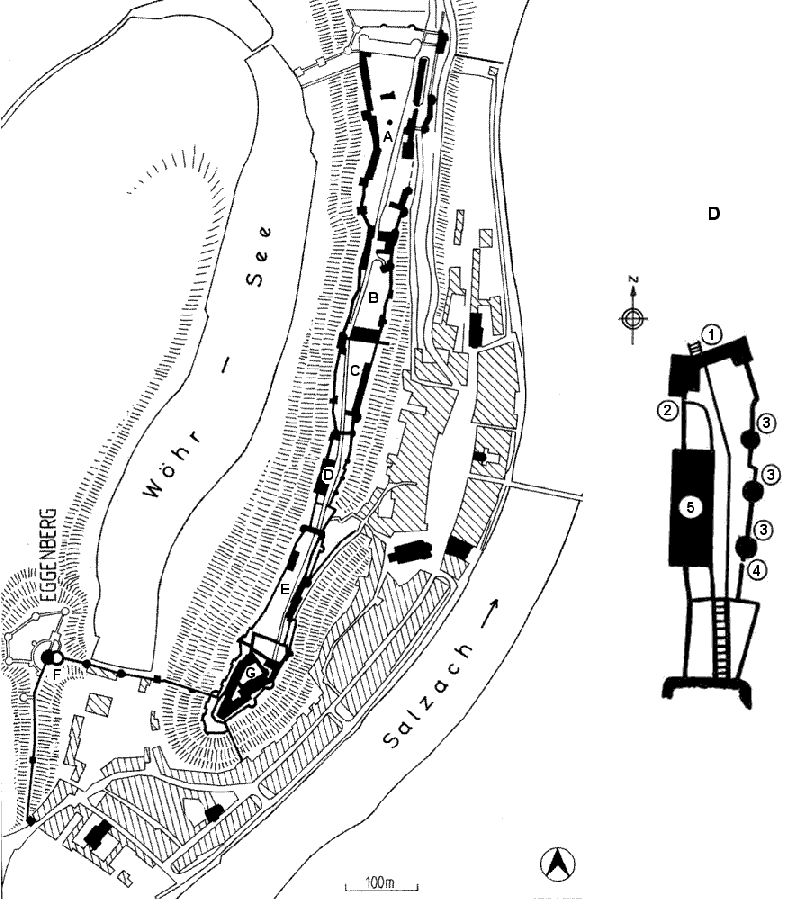 Grundriss Burg Burghausen/Vorhof2