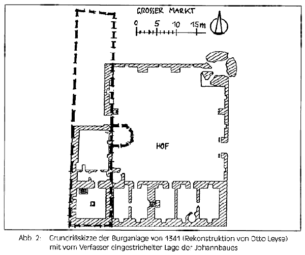 Grundriss Residenzschloss Dessau