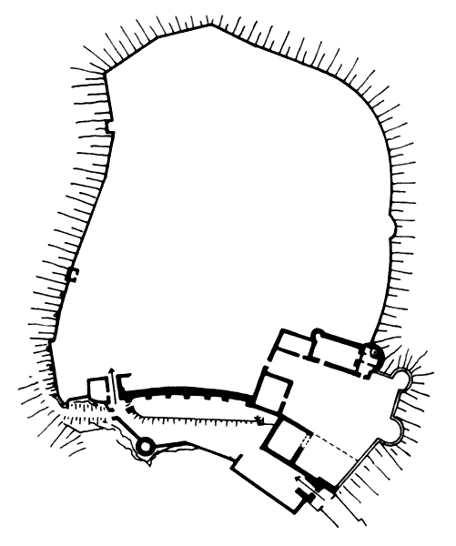 Grundriss Schloss Dhaun