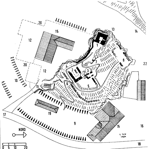 Grundriss Burg Dietfurt