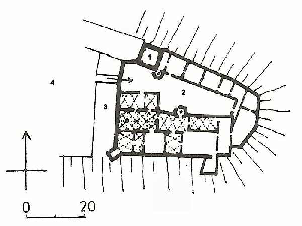 Grundriss Schloss Döben