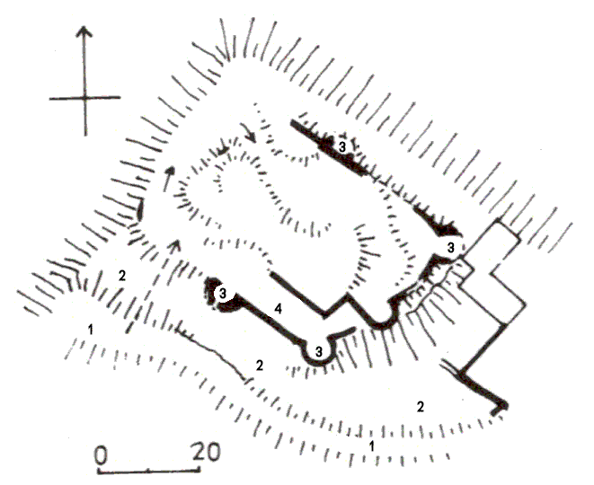 Grundriss Burg Dollendorf