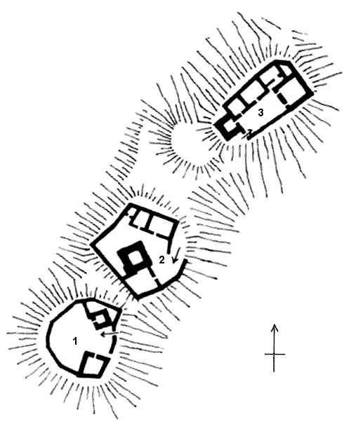 Grundriss Burg Eberbach