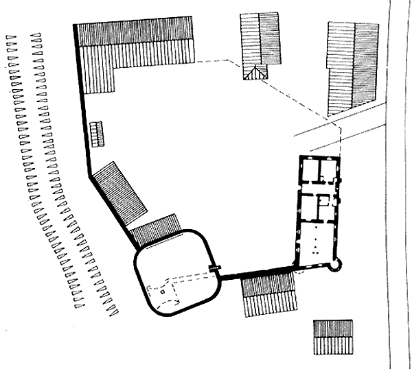 Grundriss Burg Ehestetten