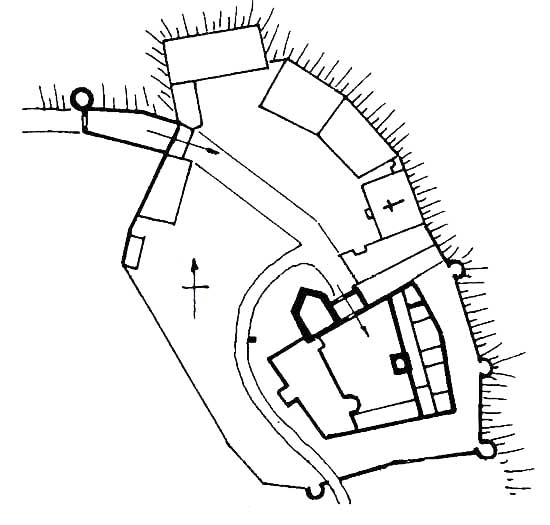 Grundriss Schloss Eisenbach