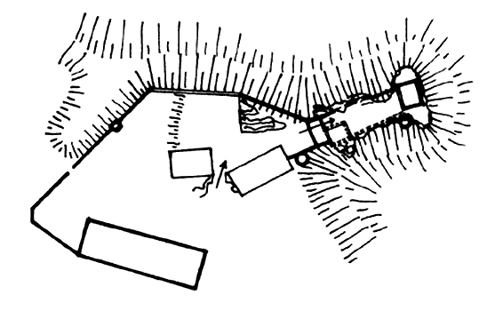 Grundriss Burg Falkenstein