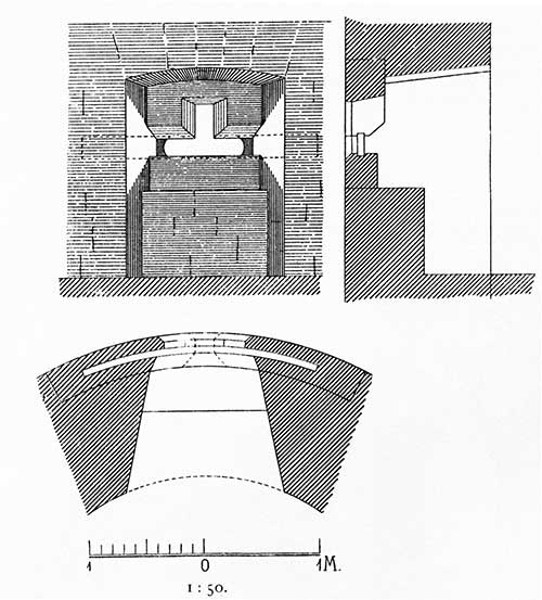 Maulscharten im Gefängnisturm.