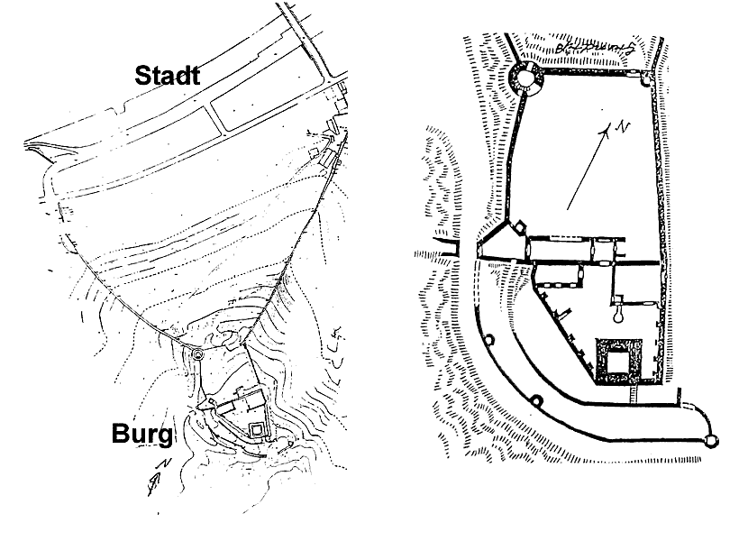 Grundriss Burg Freudenberg