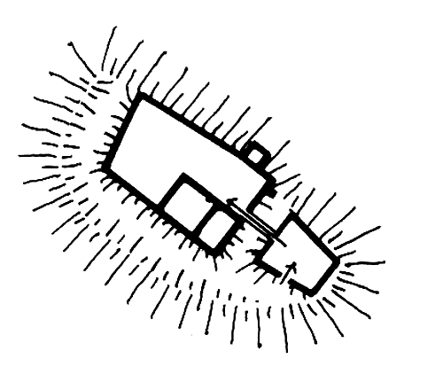 Grundriss Burg Hohenfriedingen