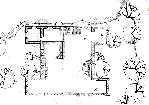 Grundriss Wasserschloss Geilsdorf