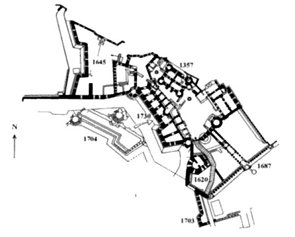 Grundriss Grevenburg