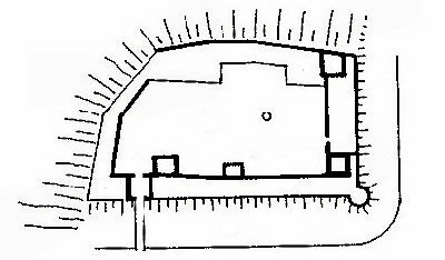 Grundriss der Burg Falkenstein