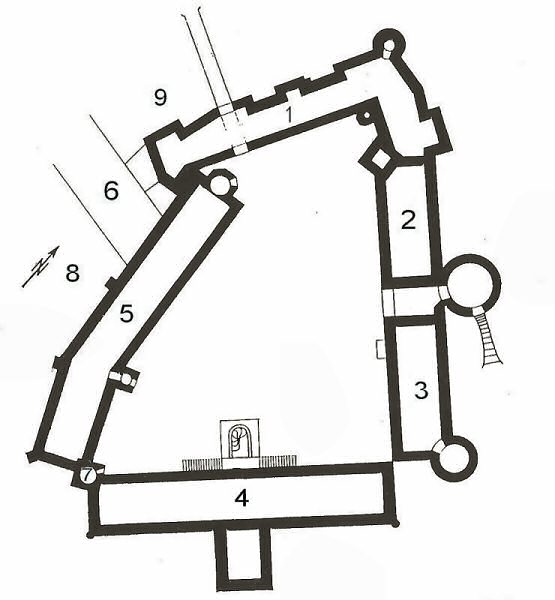 Grundriss Schloss Hartenfels