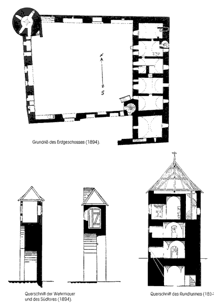 Grundriss Schloss Harzgerode