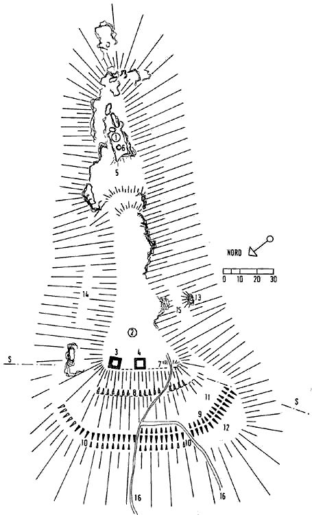 Grundriss Burg Hasenfratz