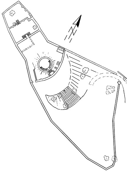 Grundrissplan der Heiligenberg