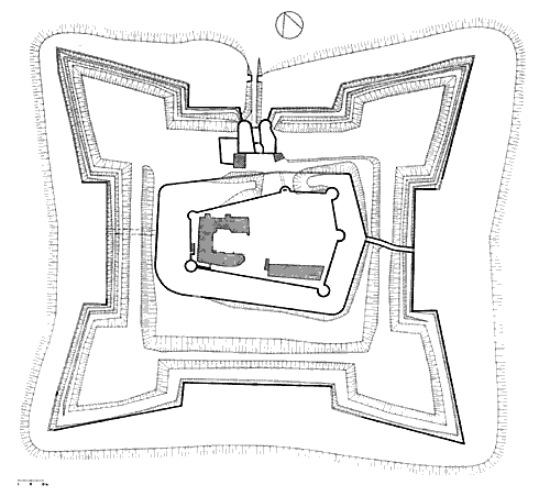 Grundriss Festung Heldrungen