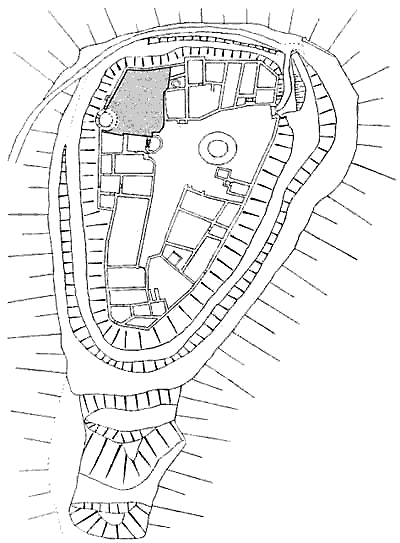 Grundriss Burg Henneberg