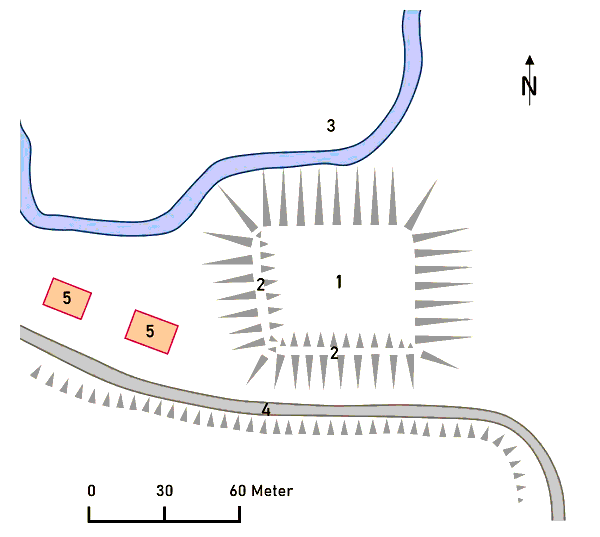 Grundriss Burg Hofstatt