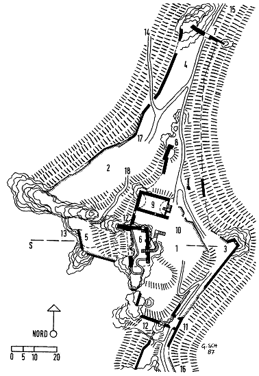 Grundriss Burg Hohengerhausen